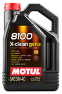 Motul 5L Synthetic Engine Oil 8100 X-CLEAN Gen 2 5W40 Motul Motor Oils  AXOPROS