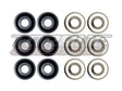 Torque Solution Solid Rear Subframe Bushings: Porsche 911 996/997 ALL Torque Solution Bushing Kits  AXOPROS