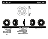 StopTech 07-09 Toyota Tundra / 08-09 Toyota Sequoia Front Left Slotted & Drilled Rotor Stoptech Brake Rotors - Slot & Drilled  AXOPROS