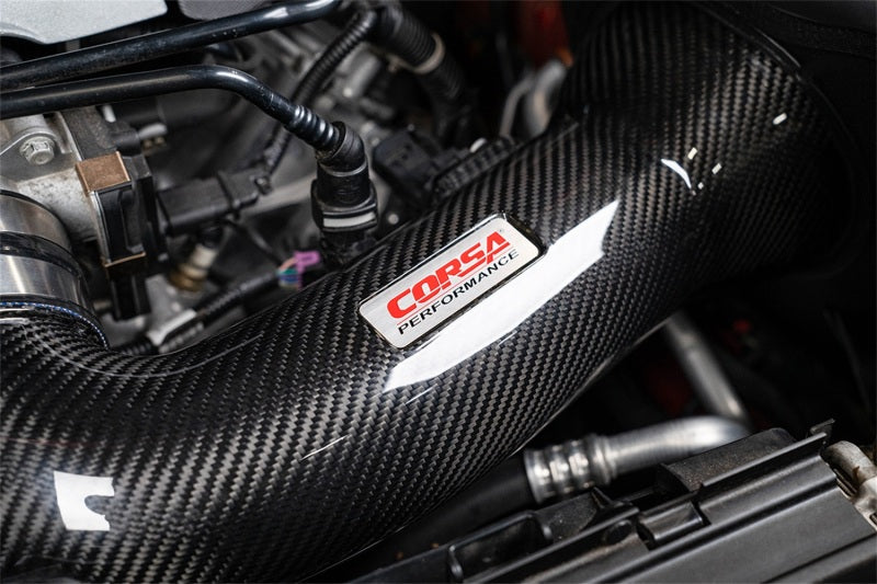 CORSA Performance Corsa 16-24 Chevrolet Camaro SS 6.2L V8 Carbon Fiber Open Element Air Intake - Dry Cold Air Intakes aftermarket performance part