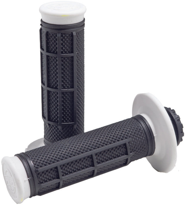 ProTaper Pro Series Clamp On 1/2 Waffle White/Black ProTaper Grips  AXOPROS