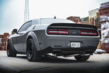 Corsa 15-23 Challenger SRT/Hellcat/Demon/Redeye 2.75in Valved CB DR Exit w/ Twin 3.5in Pol Pro Tips CORSA Performance Catback  AXOPROS