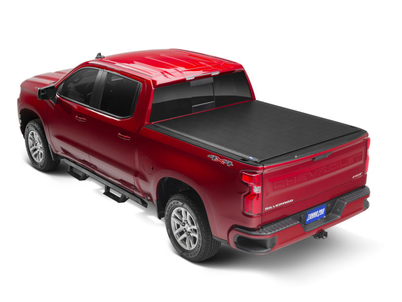 Tonno Pro 14-19 Chevy Silverado 1500 5.8ft Fleetside Lo-Roll Tonneau Cover Tonno Pro Tonneau Covers - Roll Up  AXOPROS