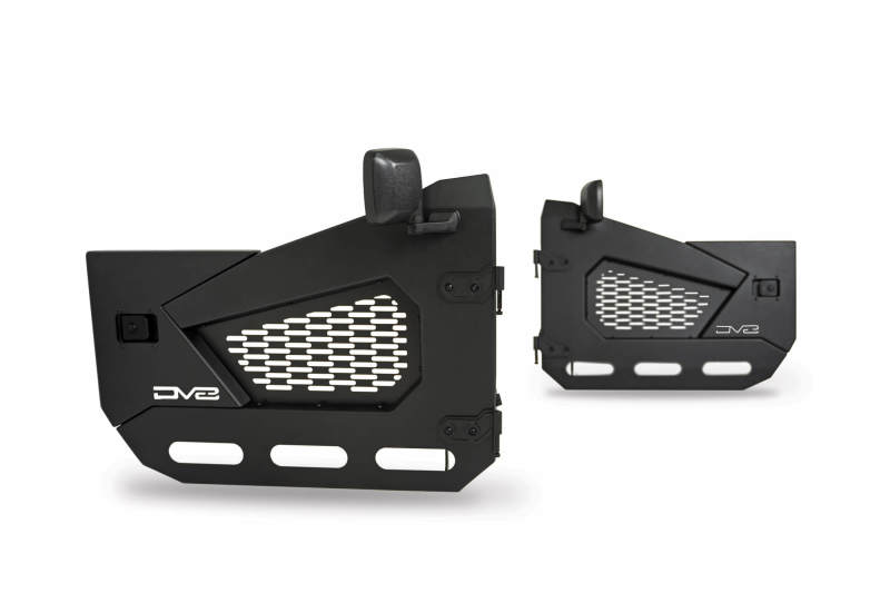 DV8 Offroad 18-22 Jeep Wrangler JL/JT Spec Series Half Doors - Front Set DV8 Offroad Doors  AXOPROS