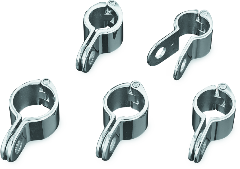 Kuryakyn 1inch Magnum Quick Clamp Chrome (Each) Kuryakyn Handlebars  AXOPROS