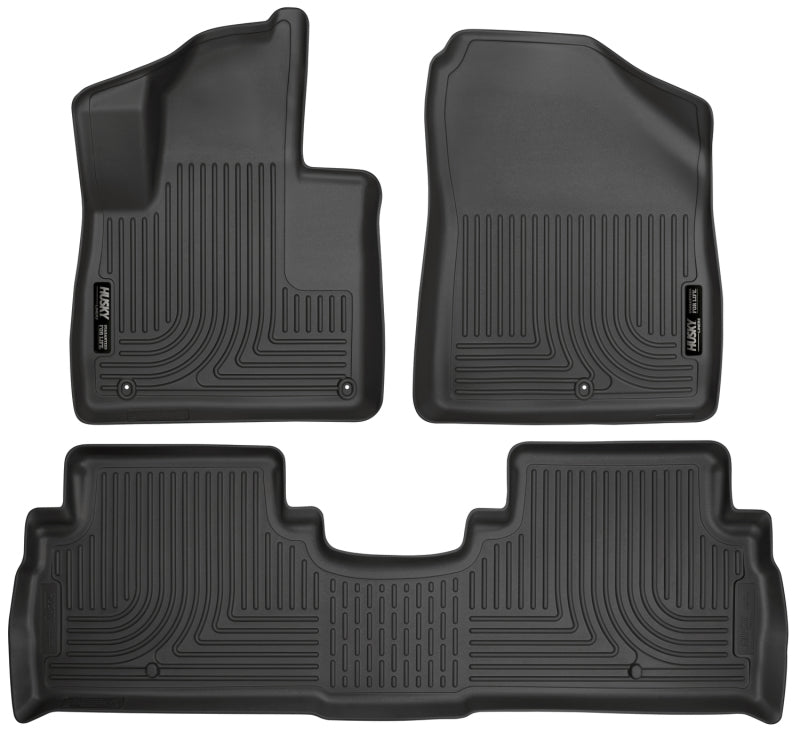 Husky Liners 2016 Kia Sorento WeatherBeater Combo Black Floor Liners Husky Liners Floor Mats - Rubber  AXOPROS