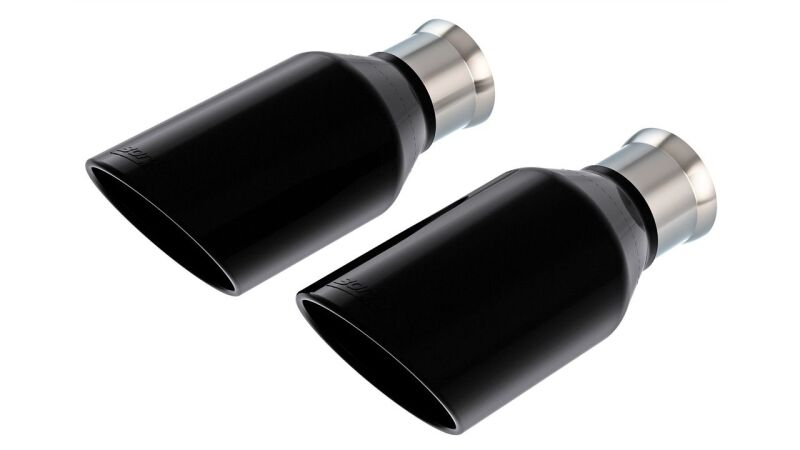Borla 21-22 Dodge RAM 1500 TRX 6.2L V8 4WD CCSB 5in. Black Chrome-Plated Optional Tips - 304SS Borla Tips  AXOPROS