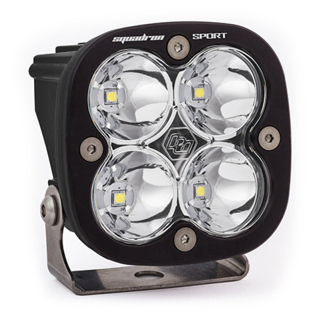 Baja Designs Squadron Sport Spot Pattern Black LED Light Pod - Clear Baja Designs Light Bars & Cubes  AXOPROS