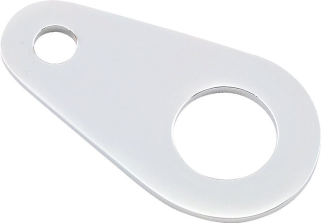 Bikers Choice Chrome Custom Single Hole Universal Ignition Switch Bracket Replaces H-D 69024-77 Bikers Choice Switch Panels  AXOPROS