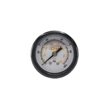 DeatschWerks 0-100 PSI 1/8in NPT Mechanical Fuel Pressure Gauge 1.5in Diameter Black Housing DeatschWerks Gauges  AXOPROS
