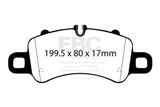 EBC 17-18 Porsche 718 Boxster 2.5L Redstuff Front Brake Pads EBC Brake Pads - Performance  AXOPROS
