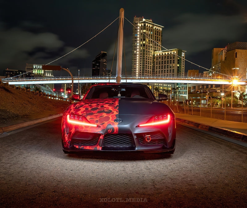 Oracle 20-21 Toyota Supra GR RGB+A Headlight DRL  Kit - ColorSHIFT w/ Simple Controller ORACLE Lighting Headlights  AXOPROS