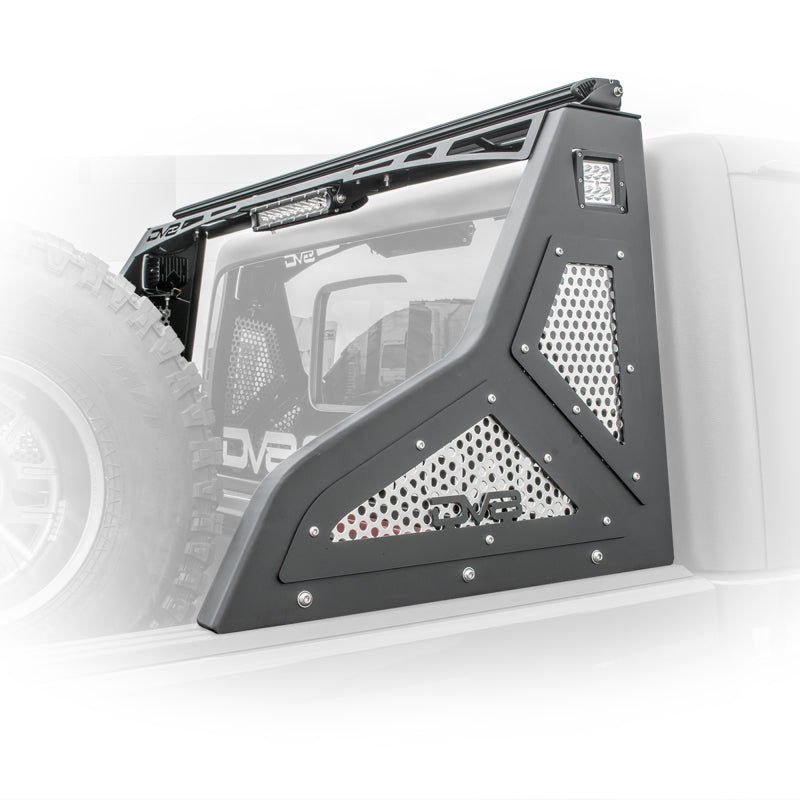 DV8 Offroad 2019+ Jeep Gladiator Bolt On Chase Rack DV8 Offroad Chase Racks  AXOPROS