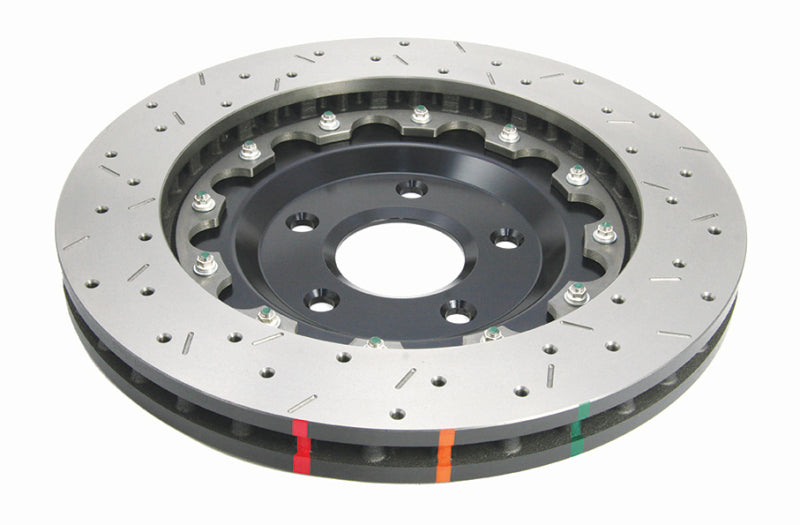 DBA 05-12 Corvette C6 w/Z06 pkg Front Drilled & Slotted 5000 Series 2 Pc Rotor w/ Black Ha DBA Brake Rotors - 2 Piece  AXOPROS
