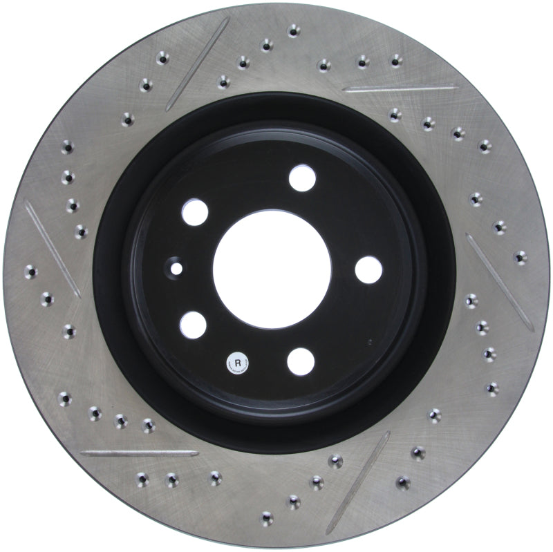 StopTech Slotted & Drilled Sport Brake Rotor Stoptech Brake Rotors - Slot & Drilled  AXOPROS