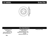 StopTech 00-09 S2000 Slotted & Drilled Left Rear Rotor Stoptech Brake Rotors - Slot & Drilled  AXOPROS