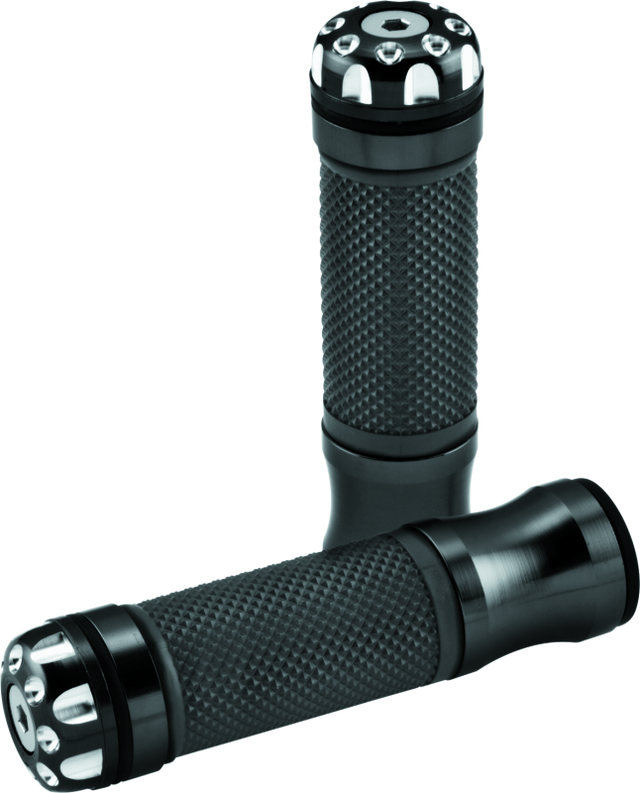 BikeMaster Grips 135mm Revolver Barend Grips - Black BikeMaster Grips  AXOPROS