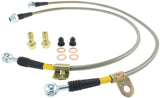 StopTech 03-07 350z/G35 Stainless Steel Front Brake Lines Stoptech Brake Line Kits  AXOPROS