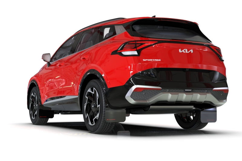 Rally Armor 23-25 Kia Sportage Black UR Mud Flap w/ Dark Grey Logo Rally Armor Mud Flaps  AXOPROS