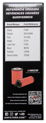 K&N Performance Oil Filter for 14-17 Dodge Durango 3.6L / 14-17 Jeep Grand Cherokee 3.6L K&N Engineering Oil Filters  AXOPROS