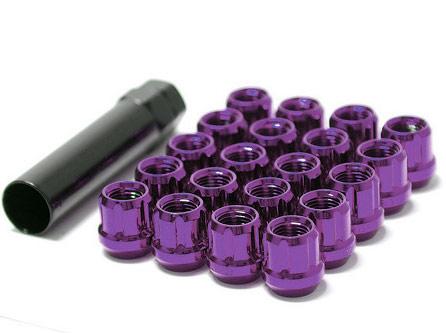 Wheel Mate Muteki Open End Lug Nuts - Purple 12x1.50 Wheel Mate Lug Nuts  AXOPROS