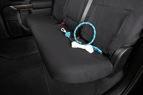 Covercraft Covercraft 19-24 Chevrolet Silverado Polycotton SeatSaver Custom Second Row Seat Covers - Charcoal Seat Covers aftermarket performance part