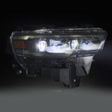 AlphaRex AlphaRex 25-26 Dodge Ram 1500 Luxx LED Proj Headlights -Alpha Black w/Activ Lit/Seq Signal/Switchbk Headlights aftermarket performance part