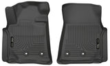 Husky Liners 13-16 Lexus LX570 / 13-16 Toyota Land Cruiser Weatherbeater Black Front Floor Liners Husky Liners Floor Mats - Rubber  AXOPROS