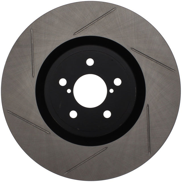 StopTech Power Slot 04 STi Front Right SportStop Slotted Rotor Stoptech Brake Rotors - Slotted  AXOPROS