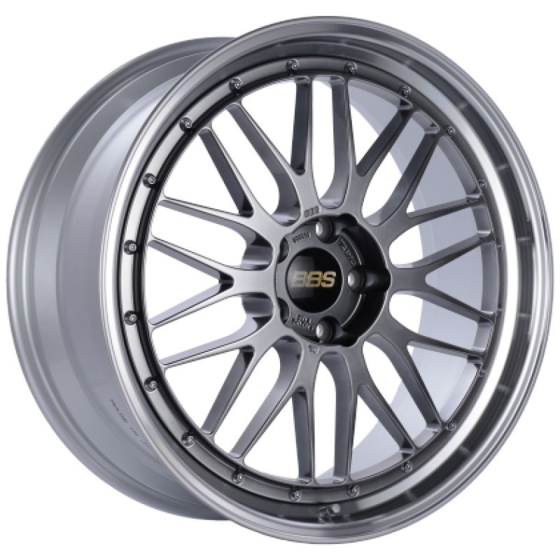 BBS BBS LM 17x7.5 4x100 ET40 Diamond Black Center / Diamond Cut Lip Wheel -70mm PFS/Clip Required Wheels - Forged aftermarket performance part
