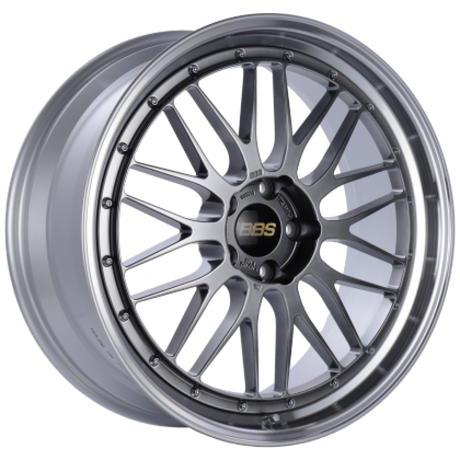 BBS BBS LM 17x7.5 4x100 ET40 Diamond Black Center / Diamond Cut Lip Wheel -70mm PFS/Clip Required Wheels - Forged aftermarket performance part