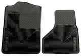 Husky Liners 08-10 Ford F-250/F-350/F-450 SuperDuty Heavy Duty Black Front Floor Mats Husky Liners Floor Mats - Rubber  AXOPROS
