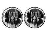 KC HiLiTES 07-18 Jeep JK (Not for Rubicon/Sahara) 7in. Gravity LED DOT Headlight (Pair Pack System) KC HiLiTES Headlights  AXOPROS