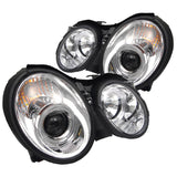 Spyder Mercedes Benz CLK 98-02 Projector Headlights Halogen Model- LED Halo Chrm PRO-YD-MBCLK98-HL-C SPYDER Headlights  AXOPROS