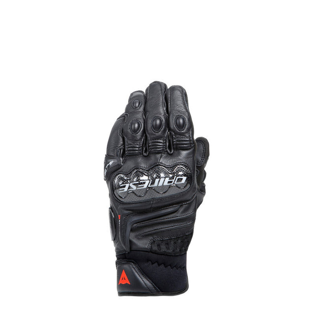 Dainese Carbon 4 Short Leather Gloves Black/Black - Medium Dainese Gloves  AXOPROS