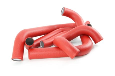 Perrin Performance PERRIN 15-21 Subaru STI Front Mount Intercooler Boost Tube Kit - Red Intercooler Pipe Kits aftermarket performance part