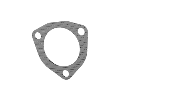 QTP 2.5in Bolt-On QTEC 3 Bolt Gasket QTP Exhaust Gaskets  AXOPROS