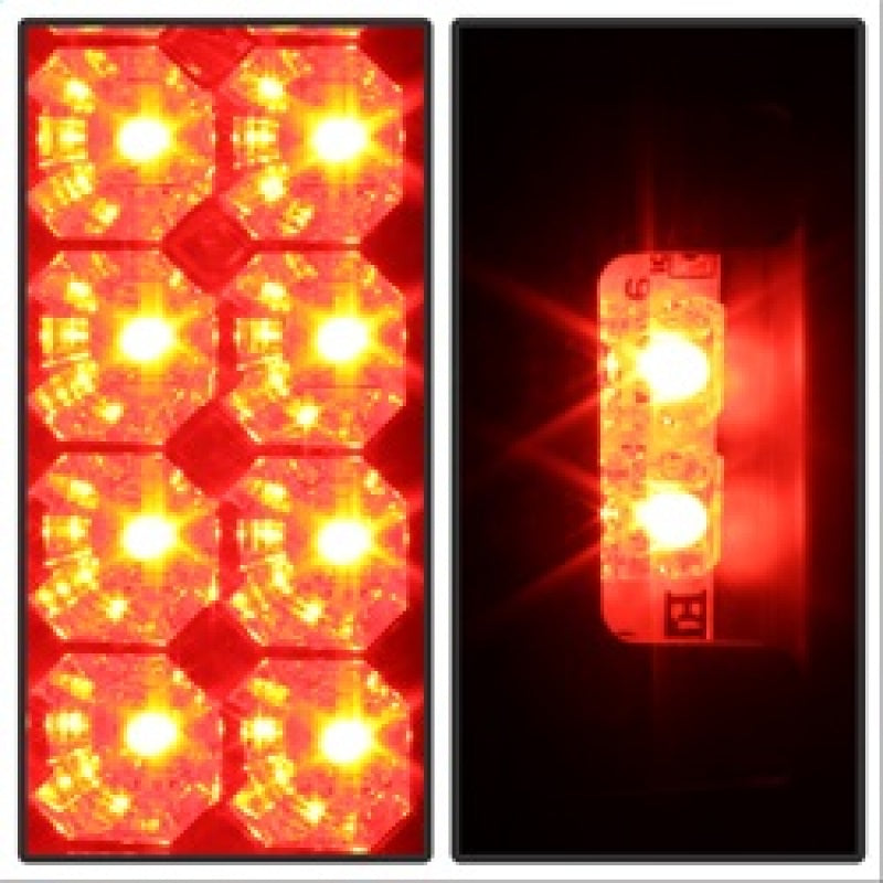 Spyder Ford F150 side 97-03/F250 Super Duty 99-07 LED Tail Lights Blk Smke ALT-YD-FF15097-LED-BSM SPYDER Tail Lights  AXOPROS