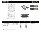StopTech Performance 06 Lexus GS300/430 / 07-08 GS350 / 06-08 IS250/350 Rear Brake Pads Stoptech Brake Pads - Performance  AXOPROS
