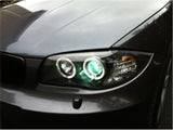 Spyder BMW E87 1-Series 08-11 Projector Headlights LED Halo Black High H1 Low H7 PRO-YD-BMWE87-HL-BK SPYDER Headlights  AXOPROS