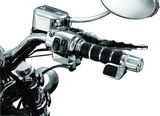 Kuryakyn Premium ISO Grip With Throttle Boss Dual Cable Chrome Kuryakyn Grips  AXOPROS