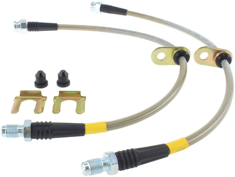 StopTech Stainless Steel Front Brake Lines 13-17 Ford Focus ST Stoptech Brake Line Kits  AXOPROS