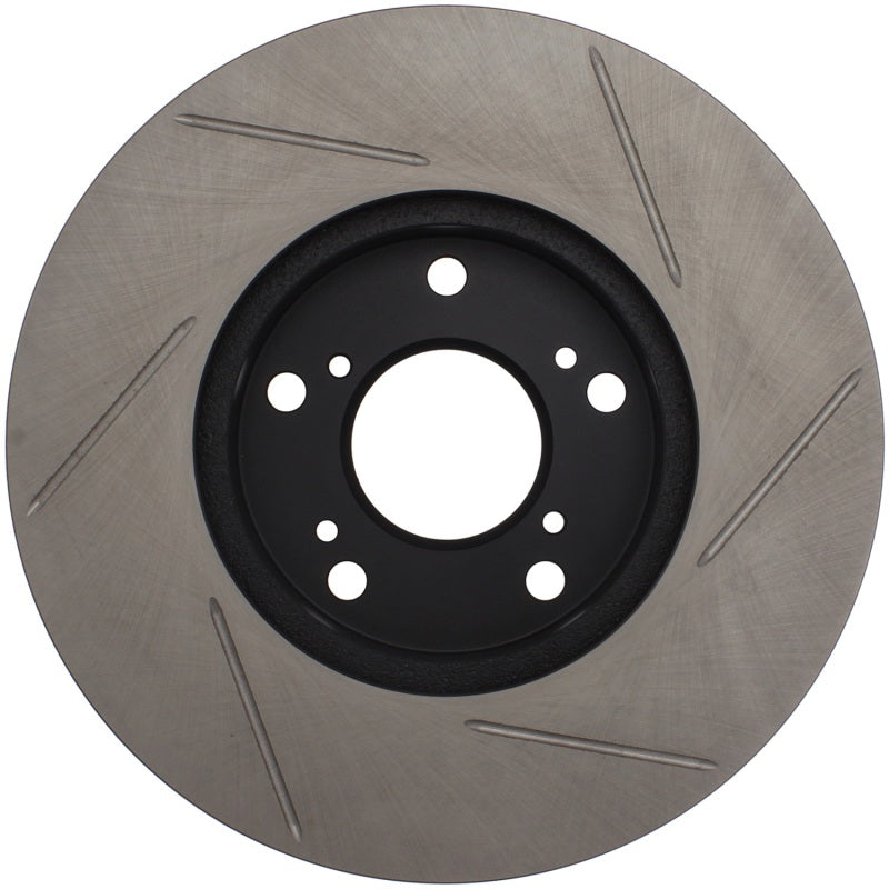 StopTech Power Slot 06-08 Civic GX / 02-04 CR-V / 98-02 Honda Accord V6 / 03-07 Accord 4 cyl/V6 MT Stoptech Brake Rotors - Slotted  AXOPROS