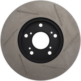 StopTech Power Slot 06-08 Civic GX / 02-04 CR-V / 98-02 Honda Accord V6 / 03-07 Accord 4 cyl/V6 MT Stoptech Brake Rotors - Slotted  AXOPROS