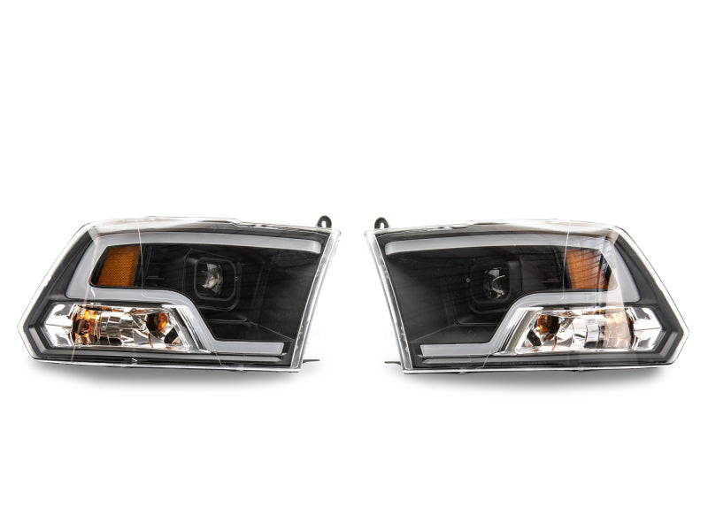 Raxiom 09-18 RAM 1500 LED Halo Projector Headlights- Black Housing (Clear Lens) Raxiom Headlights  AXOPROS