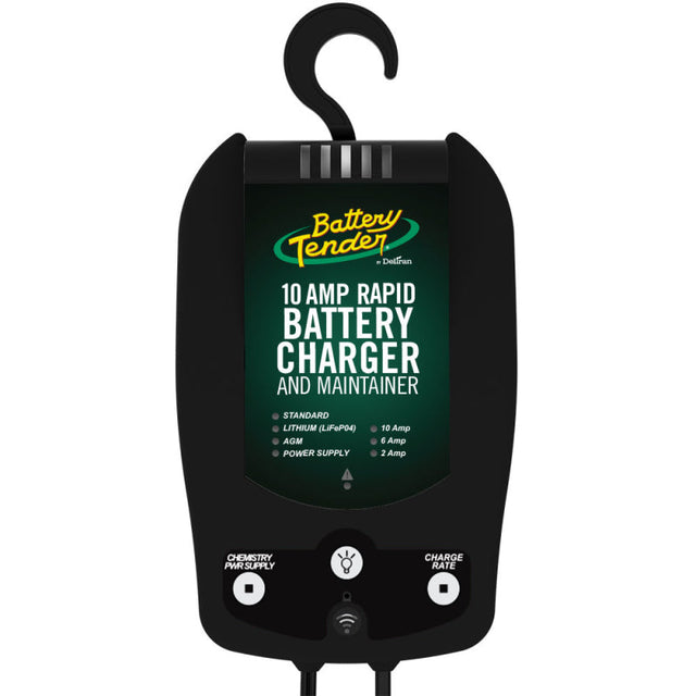 Battery Tender 12V 10/6/2 AMP Selectable Chemistry Battery Charger with WI-FI Battery Tender Battery Chargers  AXOPROS