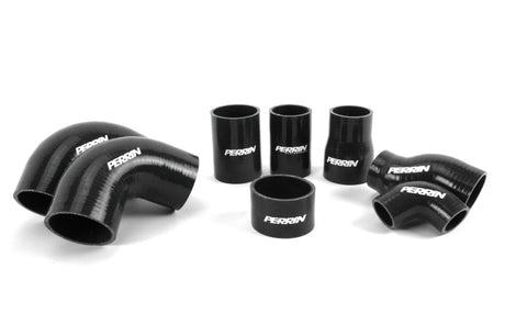 Perrin Performance PERRIN 15-21 Subaru STI Front Mount Intercooler Boost Tube Kit - Neon Yellow Intercooler Pipe Kits aftermarket performance part