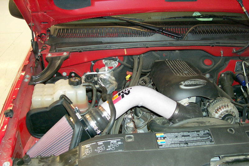 K&N 01-07 Chevy Silverado 2500HD/3500HD V8-6.0L High Flow Performance Kit K&N Engineering Cold Air Intakes  AXOPROS