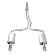 Stainless Works 2010-18 Ford Taurus SHO V6 2-1/2in Catback Chambered Mufflers X-Pipe Stainless Works Catback  AXOPROS