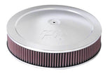K&N 14in Red Custom Air Cleaner Assembly - 5.125in ID x 14in OD x 2.75in H x 1.25in Drop Base K&N Engineering Air Filters - Direct Fit  AXOPROS